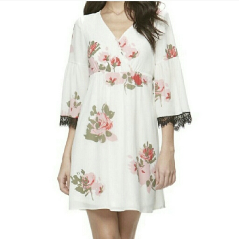 CANDIE'S Floral Baby doll Dress